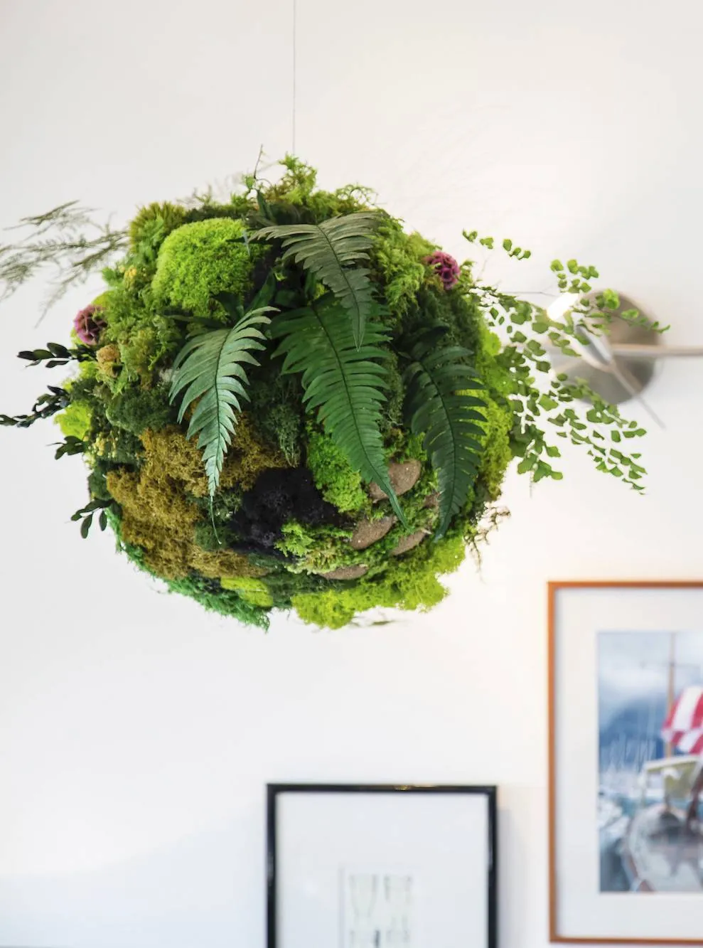 Décoration végétale murale intérieure stabilisée : entretien et durabilité kokedama Aix-en-Provence dans les Bouches-du-Rhône (13) - L’art végétal au service de vos espaces intérieurs et extérieurs