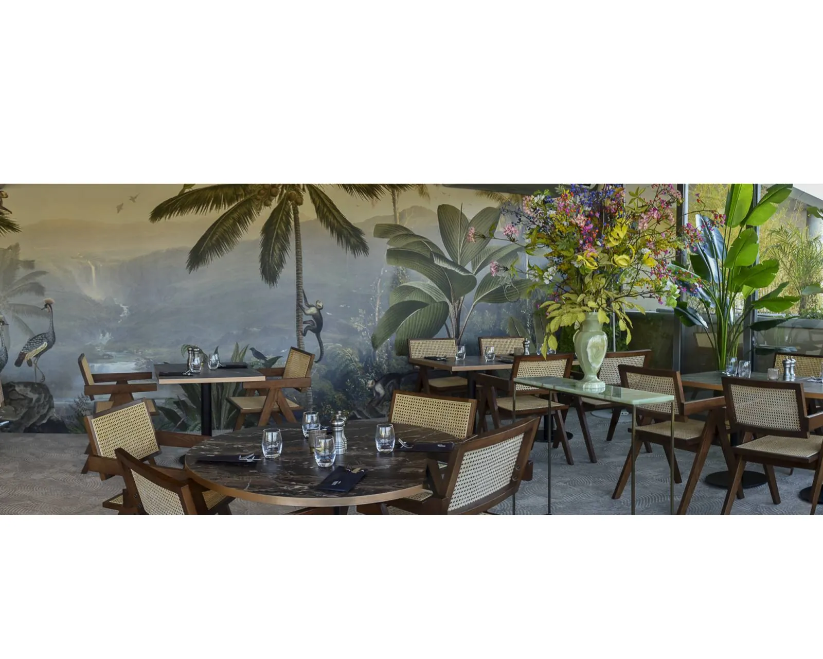 Aménagement en décoration d’intérieure restaurant Le Parc la Ciotat — vue 5