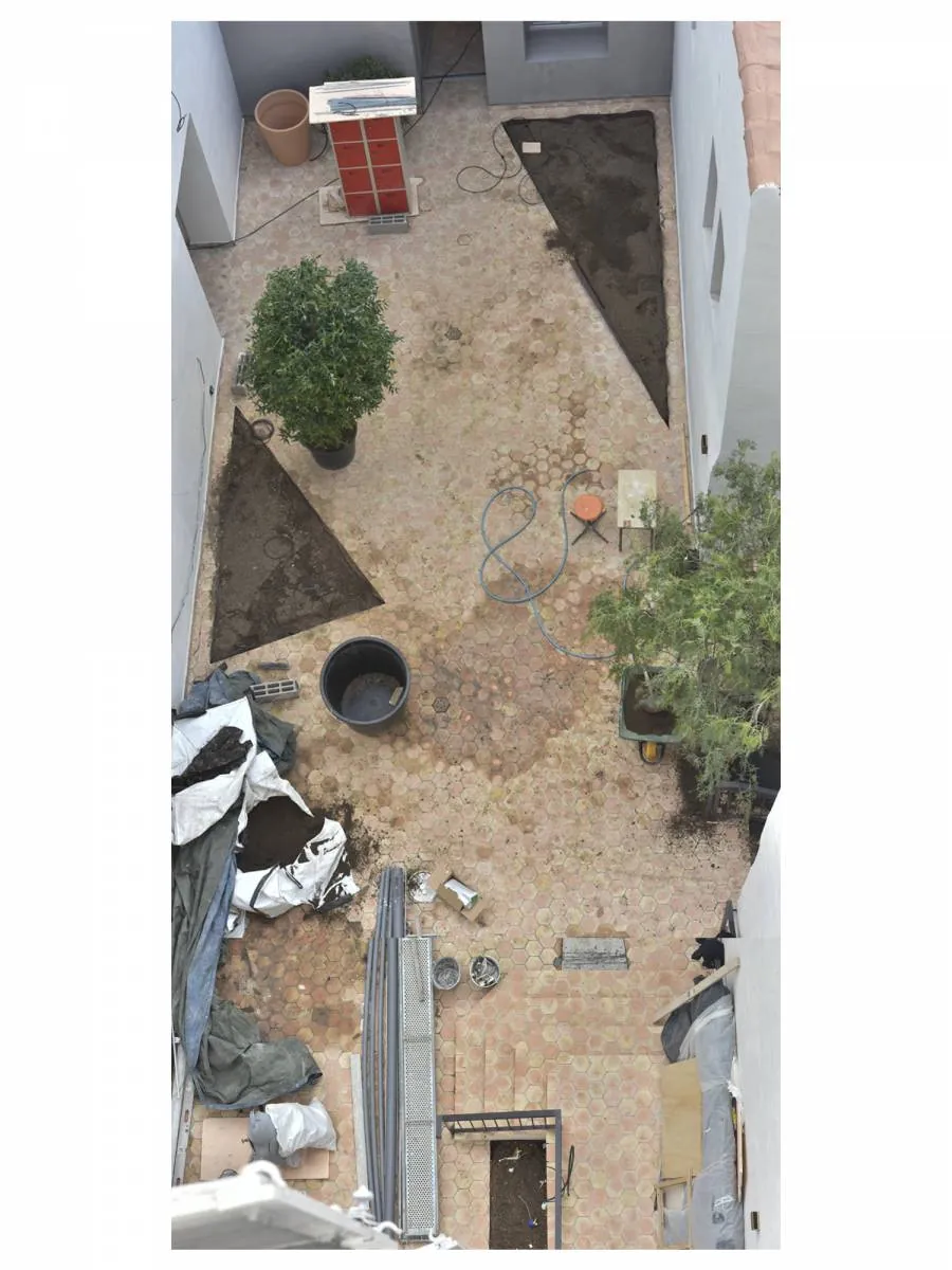 Aménagement et création de jardin pour le patio de l’Hôtel Spa ALEX à Marseille — vue 4