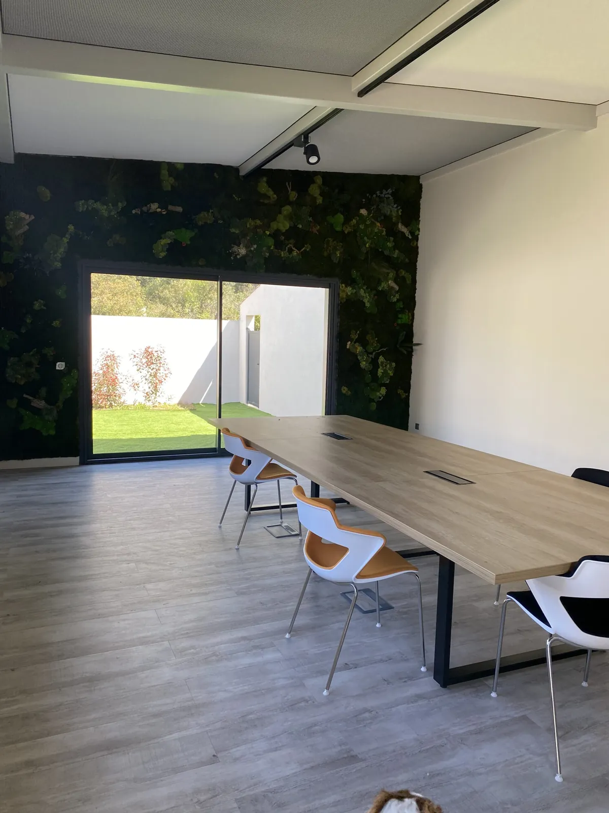 Création d’un mur végétal acoustique en végétaux stabilisés — vue 5