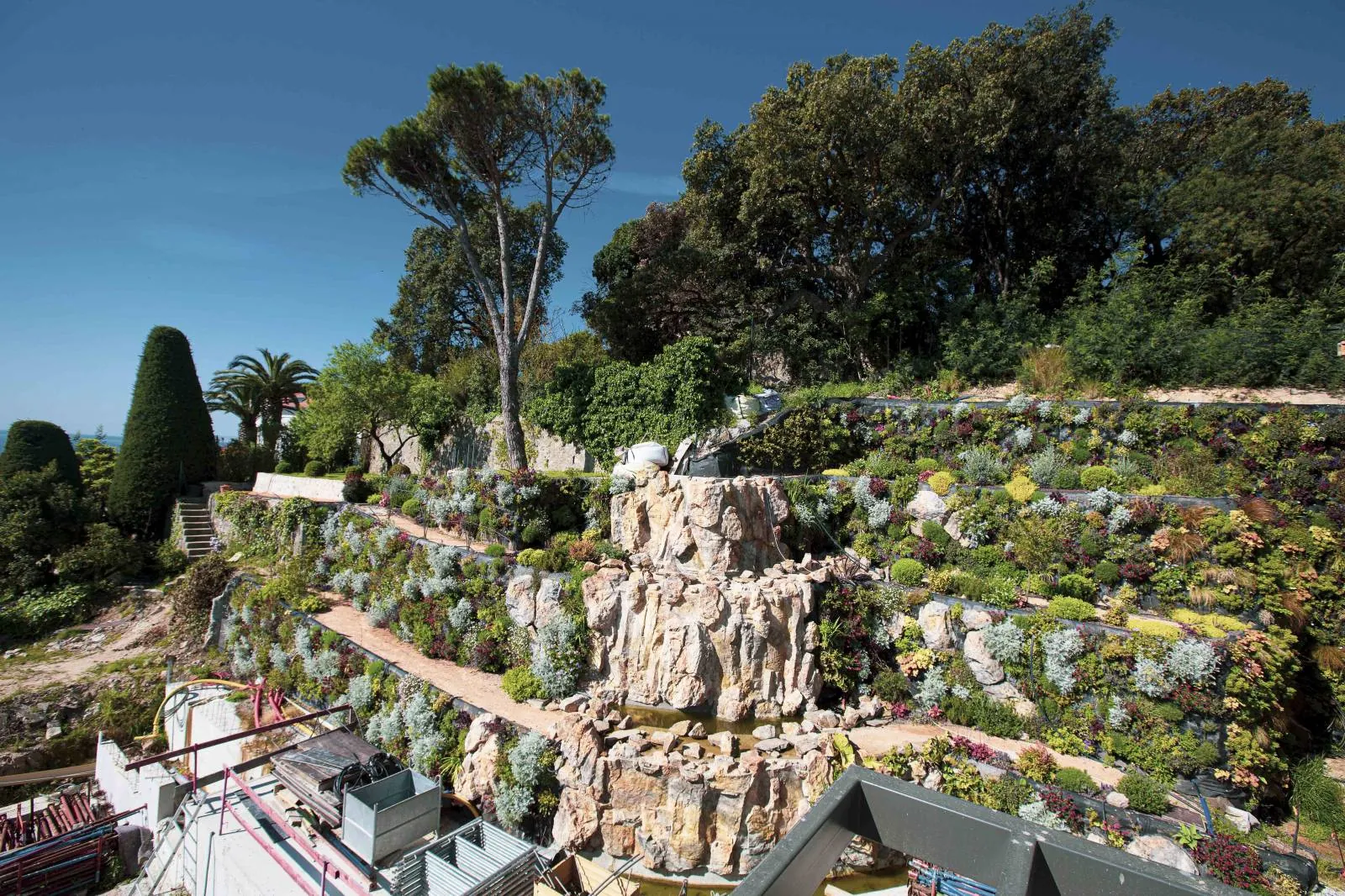 Création d’un jardin vertical pour VILLA ODAYA Cannes croix des gardes — vue 7