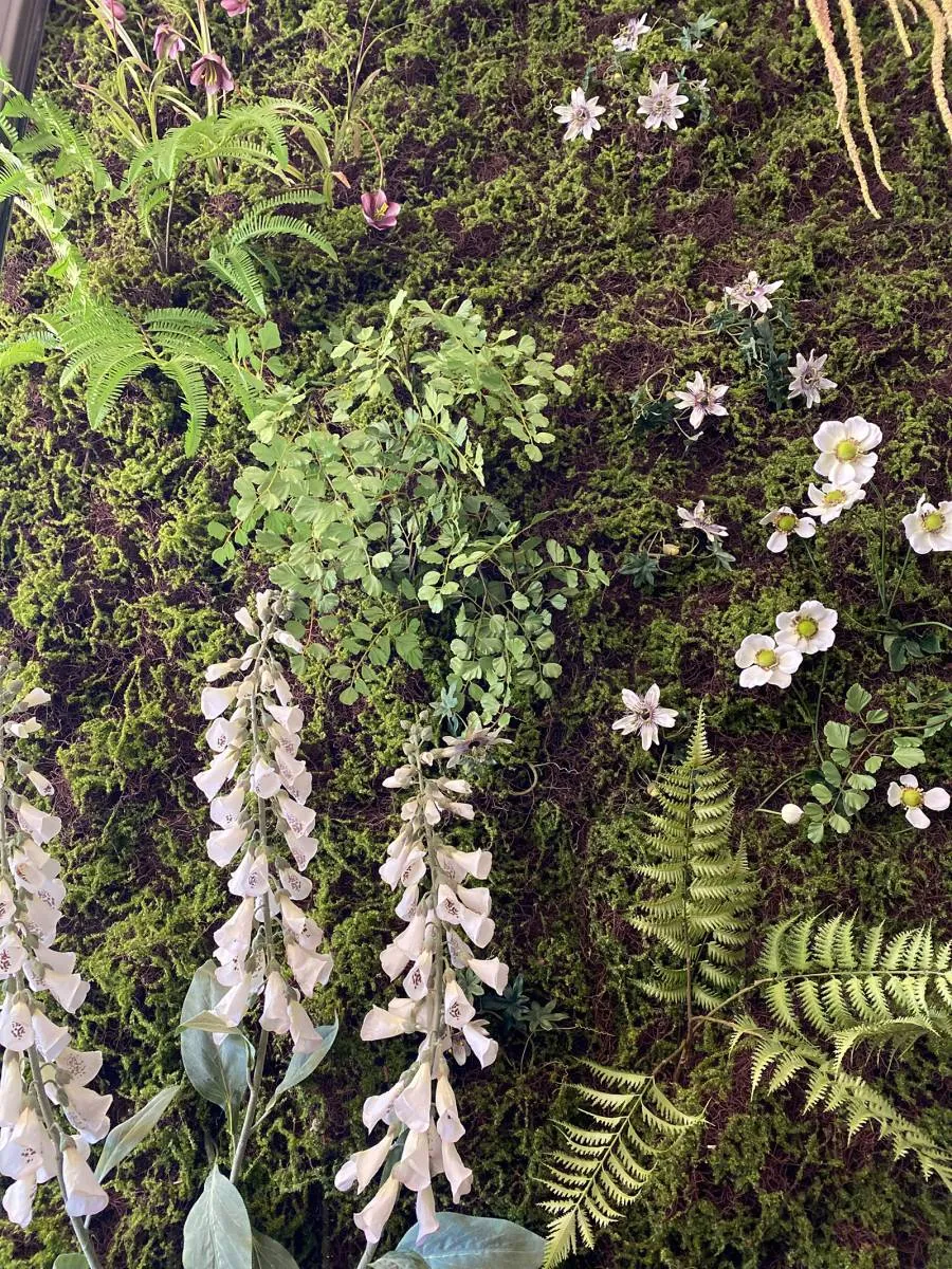 Mur végétal artificiel naturel sans entretien sur mesure — vue 3