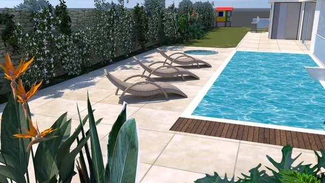 Projet d’aménagement d’une villa en restanque à Aix en Provence — vue 3