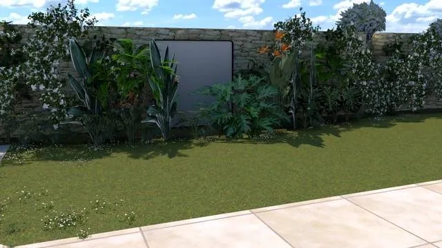 Projet d’aménagement d’une villa en restanque à Aix en Provence — vue 2